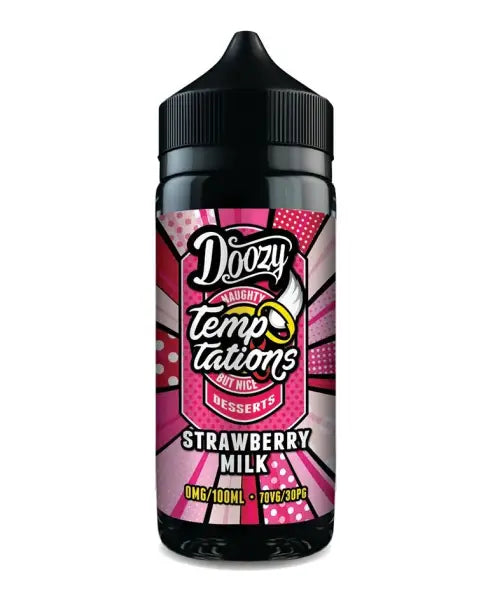 Doozy Temptations - Strawberry Milk - 100ml - E-liquid -