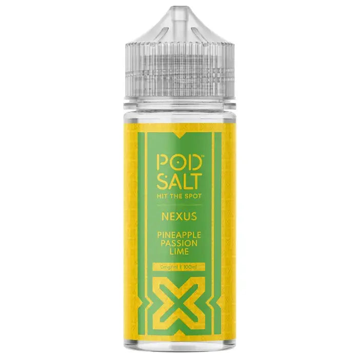Pineapple Passion Lime 100ml E-liquid - Pod Salt