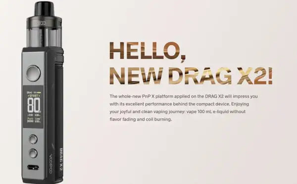 VooPoo Drag X2 Vape Pod Kit Kits Voopoo