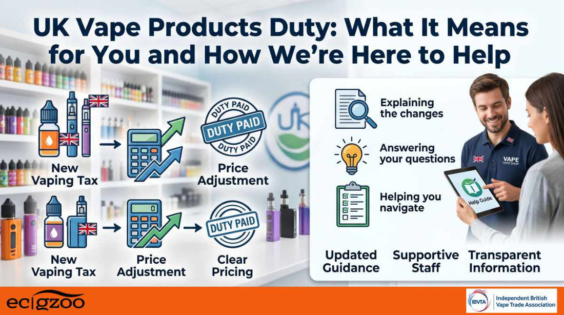 UK Vape Products Duty: What It Means for You and How We're Here to Help