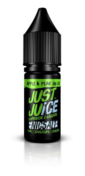 Apple & Pear on Ice Nic Salt E-liquid - Just Juice Nic Salt 