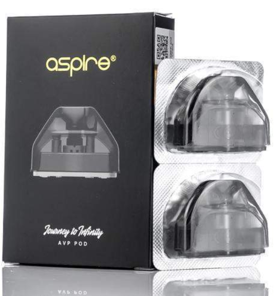 EcigZoo :Aspire AVP Pod Replacements - 2 Pack, 1.2ohm, 