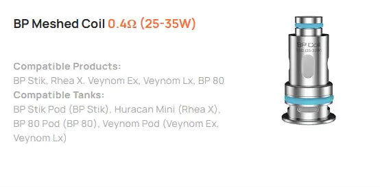 Aspire BP Replacement Coils