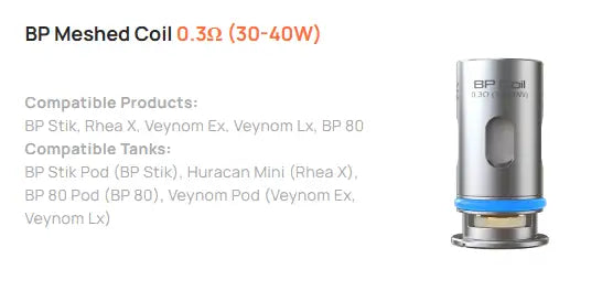 Aspire BP Replacement Coils