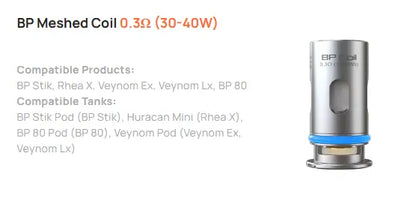 Aspire BP Replacement Coils
