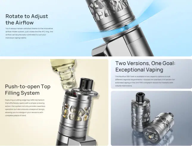 Aspire Nautilus 3SR Tank MTL Tanks