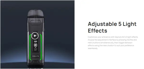Aspire Veynom Air 2800mah Pod Device Kits