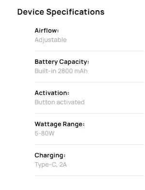 Aspire Veynom Air 2800mah Pod Device Kits