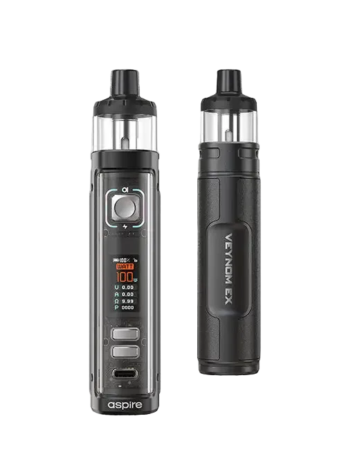 Aspire Veynom EX Kit - Black - Pod Kits