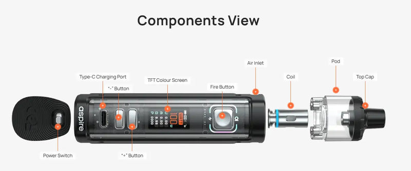 Aspire Veynom EX Kit - Pod Kits