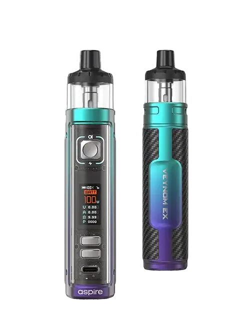 Aspire Veynom EX Kit - Teal Purple - Pod Kits