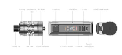 Aspire Zelos M80 Kit Starter Kits
