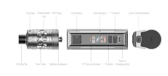 Aspire Zelos M80 Kit Starter Kits