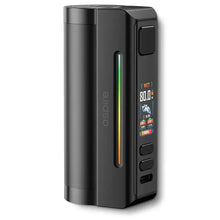 Black vape mod on white background