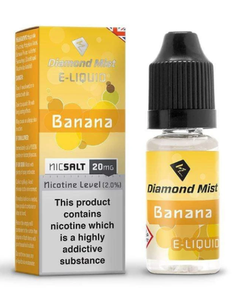 EcigZoo :Banana, 20mg, E-liquid - Diamond Mist Nic Salt