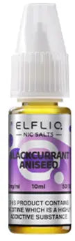 Blackcurrant Aniseed by Elfliq - E-liquid - Salts Elf Bar