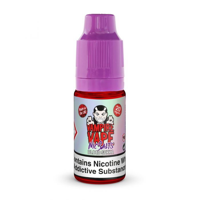 Blood Sukka Nic-Salt E-liquid - Vampire Nic Salts 