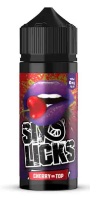Cherry on Top E-liquid - Six Licks Shortfills 