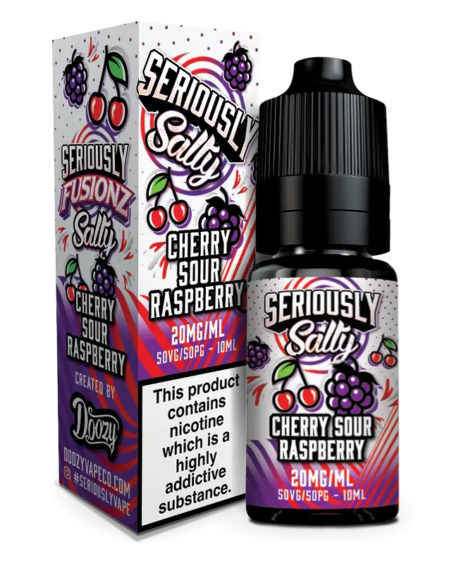 Cherry Sour Raspberry Nic-Salt by Seriously Fusionz -