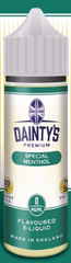 EcigZoo :Dainty's - Special Menthol 50ml Shortfill, 50ml, E-liquid - 0MG Shortfill