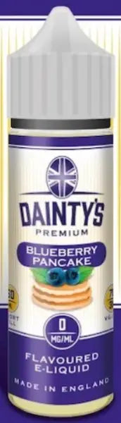 EcigZoo :Dainty's - Blueberry Pancake 50ml Shortfill, 50ml, E-liquid - 0MG Shortfill