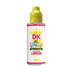 DK Fruit Luscious Lemon E-Liquid available at ecigzoo in 100ml Shortfill
