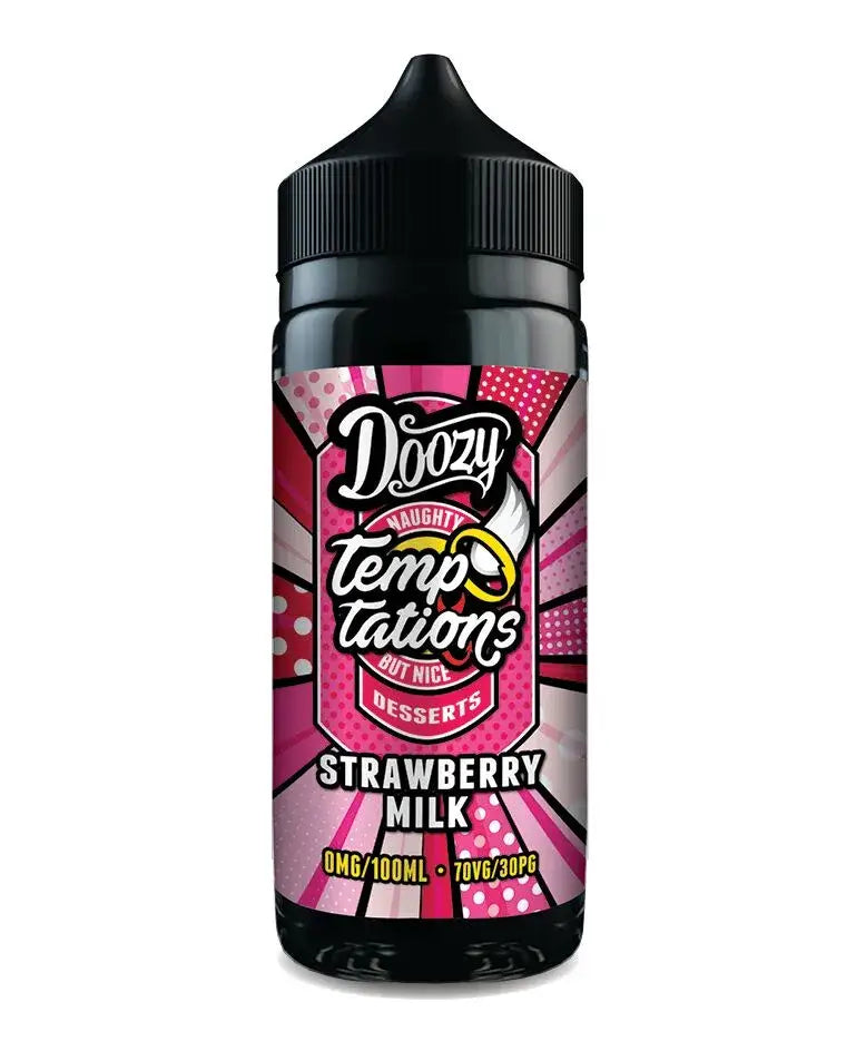 Doozy Temptations - Strawberry Milk - 100ml - E-liquid -