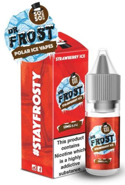EcigZoo :Dr Frost 50/50 Range, Strawberry Ice / 6mg, 