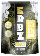 Erbz - LA Cheese 50% CBD & CBG Infused Leaf - 3G Pouch