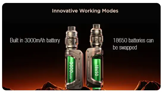 Geek Vape Aegis Solo 3 External Battery Kit Advanced Kits