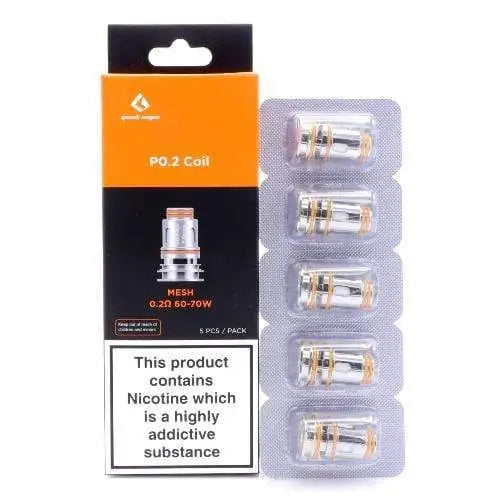 EcigZoo :Geek Vape P Mesh Coils, 0.2ohm / 5 Pack, Coils