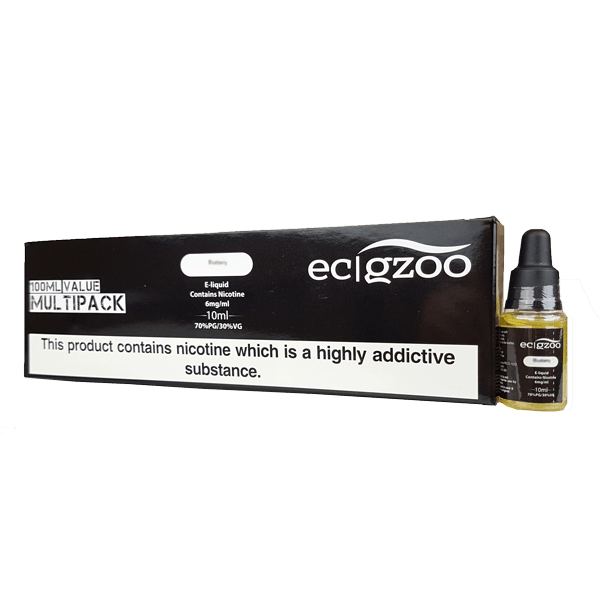 EcigZoo :Golden VI Tobacco, 12mg / 100ml MultiPack, 