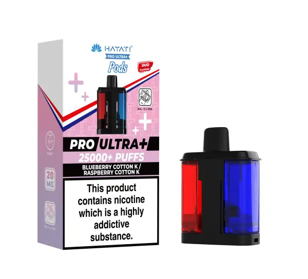 Hayati Pro Ultra Plus 25k Replacement Pods Prefilled Kits