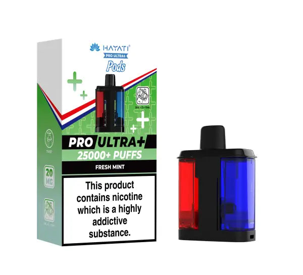 Hayati Pro Ultra Plus 25k Replacement Pods Prefilled Kits