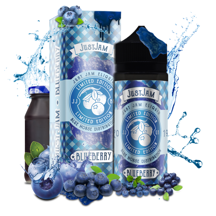 Just Jam Blueberry 100ml Shortfill E-liquid E-Liquid - Just Jam 