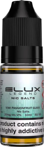 Kiwi Passion Guava by Elux Legend E - liquid - Nic - Salt