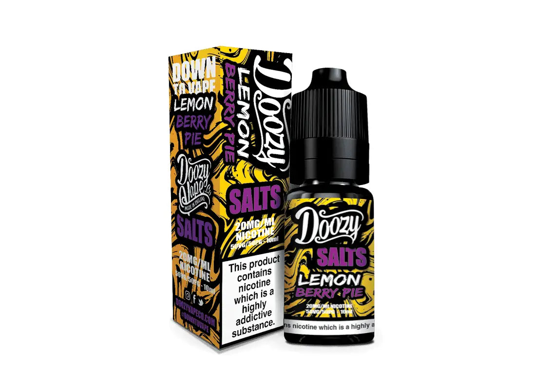 Lemon Berry Pie nic salts by Doozy Vape available at ecigzoo in 10mg and 20mg