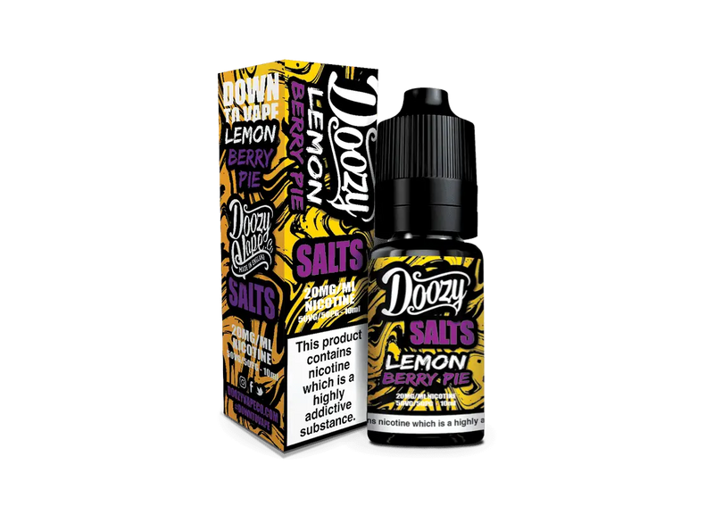 Lemon Berry Pie nic salts by Doozy Vape available at ecigzoo in 10mg and 20mg