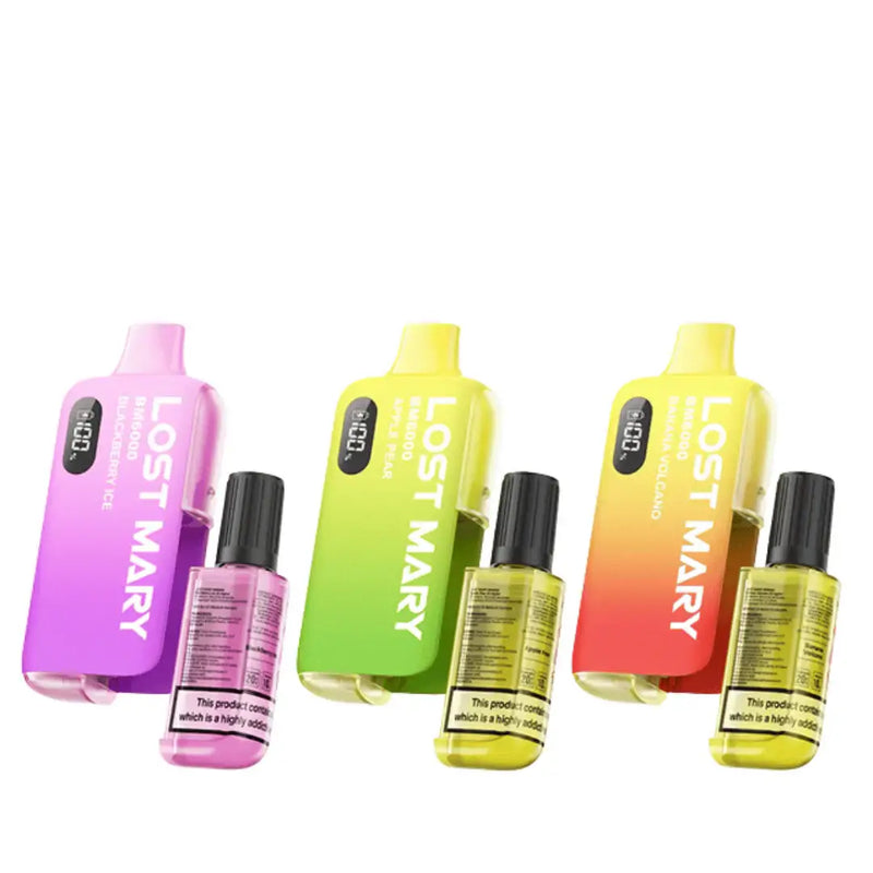 Lost Mary BM6000 Refillable Vape Kit (multiple flavours)