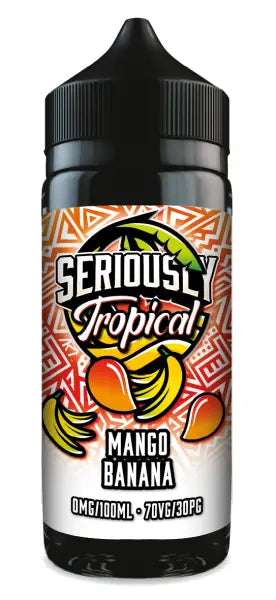 Mango Banana 100ml Shortfill E-liquid by Seriously Tropical