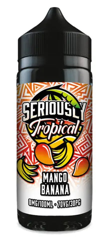 Mango Banana 100ml Shortfill E-liquid by Seriously Tropical
