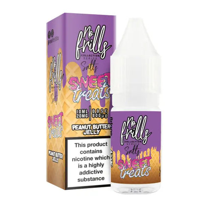 EcigZoo :No Frills Nic Salt Range, Peanut Butter & Jelly / 10mg, E-liquid - No Frills Nic Salts