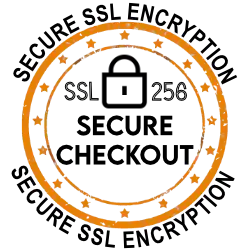 Orange circular metal ring with a gear-like pattern.