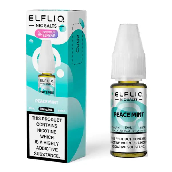Peace Mint by Elfliq E-liquid - Salts Elf Bar