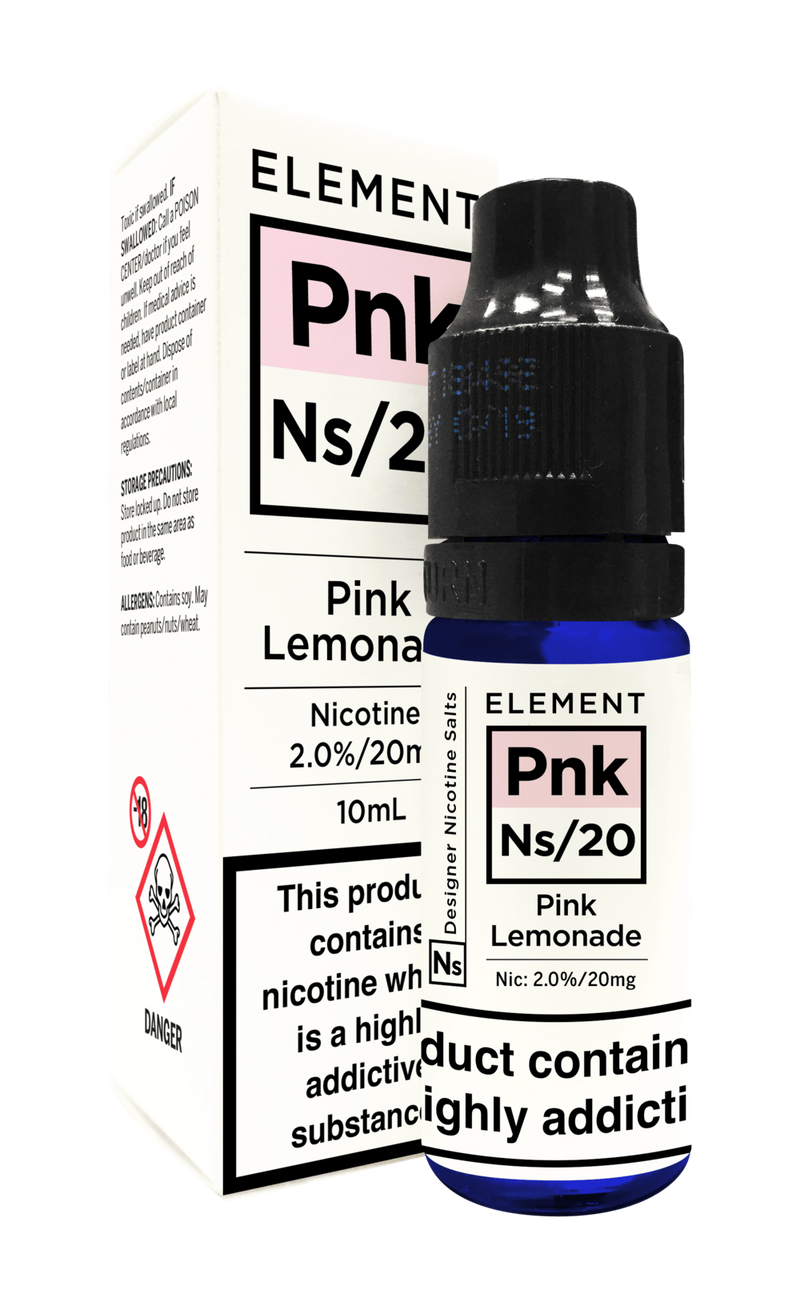 Pink Lemonade Nic Salt E-liquid - Element Nic Salt 