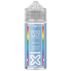 Rainbow 100ml E-liquid - Pod Salt