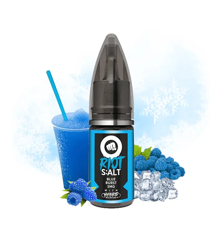 Riot Squad Nic Salt - Blue Burst E-Liquid - Riot Squad Salts 