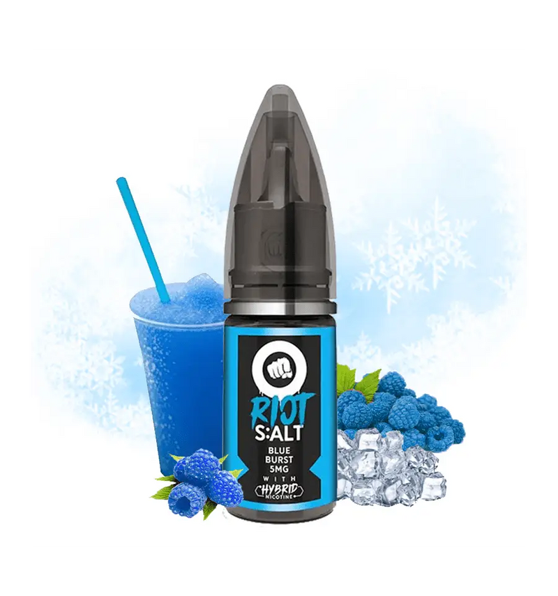 Riot Squad Nic Salt - Blue Burst E-Liquid - Riot Squad Salts 