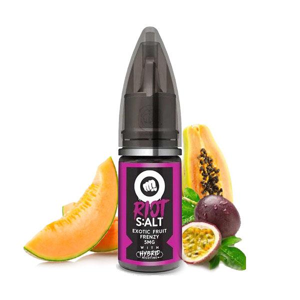 Riot Squad Nic Salt - Exotic Fruit Frenzy E-Liquid - Riot Squad Salts 
