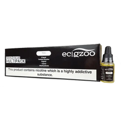 EcigZoo :RY4 Caramel Tobacco, 18mg / 100ml MultiPack, 